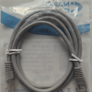 Harmaa Cat5e-verkkokaapeli 1m - NANOCABLE
