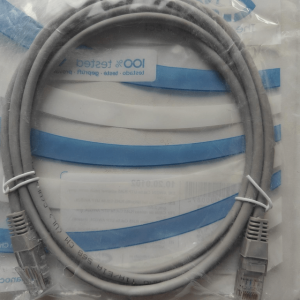 Harmaa Cat5e-verkkokaapeli 2m - NANOCABLE