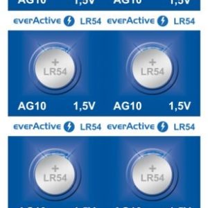 Minialkaliparistot everActive G10 LR1130 LR54 10 kpl