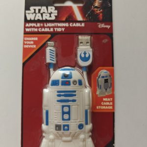 Star Wars Lightning-kaapeli R2-D2 -kaapelikääreellä (1 m)