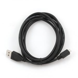 Gembird CCP-MUSB2-AMBM-1M USB-kaapeli USB 2.0 Micro-USB B USB A Musta