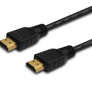 Savio CL-37 HDMI-kaapeli 1 m HDMI Type A (Standard) Musta