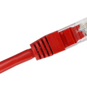 Alantec KKU5CZA1 verkkokaapeli Punainen 0,25 m Cat5e U/UTP (UTP)