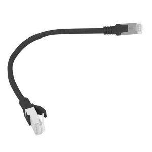 Lanberg PCU5-10CC-0025-BK verkkokaapeli Musta 0,25 m Cat5e U/UTP (UTP)
