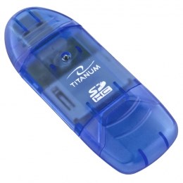 TITANIUM TA101B kortinlukija Sininen USB 2.0