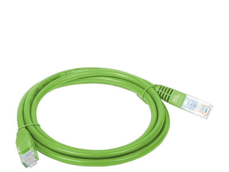 Alantec KKU5ZIE0.5 verkkokaapeli Vihreä 0,5 m Cat5e U/UTP (UTP)