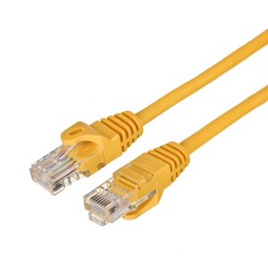 A-LAN KKU5ZOL0.5 -verkkokaapeli Keltainen 0,5 m Cat5e U/UTP (UTP)