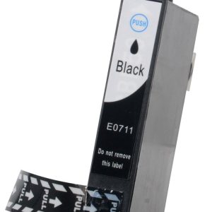 Ink cartridge Superbulk B-E711 (replacement Epson T0711; Supreme; 14 ml; black)