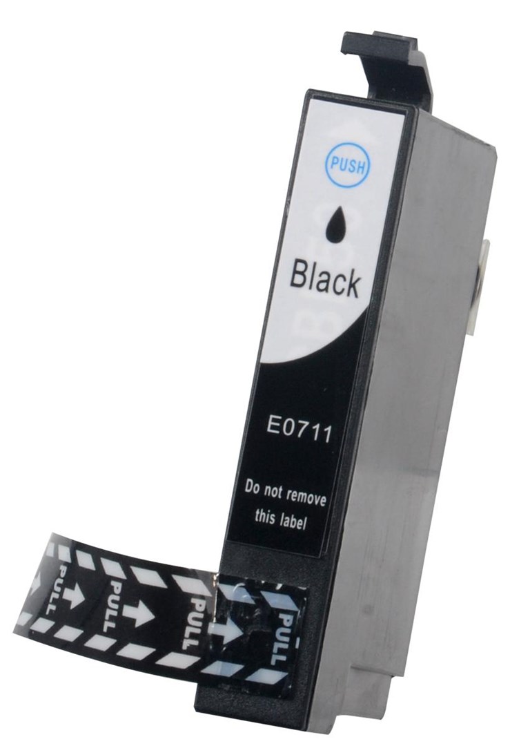Ink cartridge Superbulk B-E711 (replacement Epson T0711; Supreme; 14 ml; black)