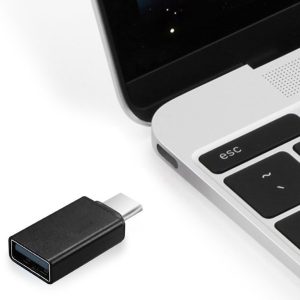 Gembird A-USB2-CMAF-01 -kaapeli, liitinmuunnin, USB Type-C – USB Type-A, musta