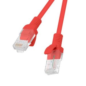 Lanberg PCU5-10CC-0025-R networking cable Red 0.25 m Cat5e U/UTP (UTP)