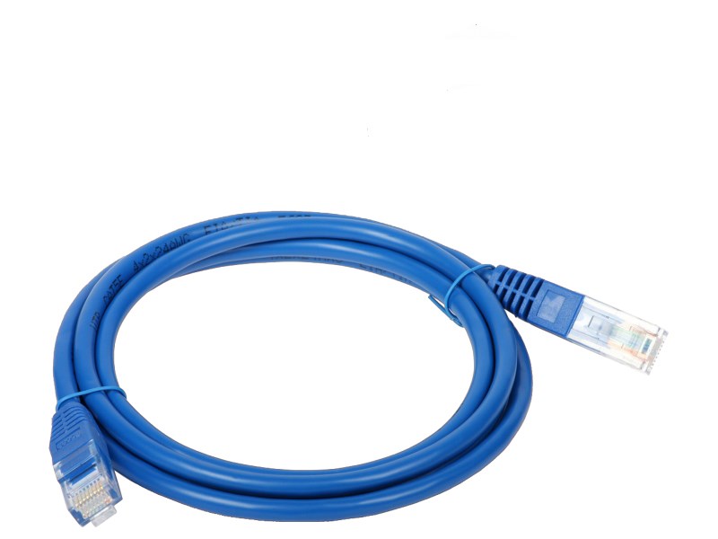 Alantec KKU5NIE0.5-verkkokaapeli, sininen, 0,5 m, Cat5e U/UTP (UTP)